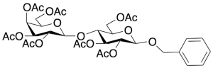 Benzyl 4-O-(2,3,4,6-tetra-O-acetyl-Beta-O-galactopyranosyl)- 2,3,6-tri-O-acetyl-Beta-D-glucopyranoside