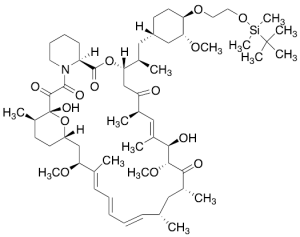 42-O-tert-Butyldimethylsilyloxyethyl Rapamycin