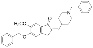 1-Benzyl-4-[(5-benzyloxy-6-methoxy-1-indanone)-2-ylidenyl]methylpiperidine
