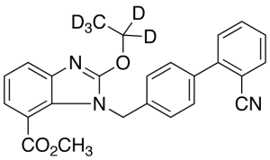 1-[(2'-Cyano-1,1'-biphenyl-4-yl)methyl]-2-ethoxy-d5-7-benzimidazolecarboxylic Acid Methyl Ester