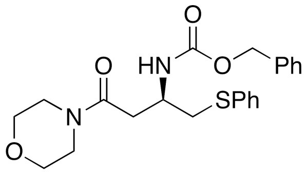 N-Benzyloxycarbonyl-4-[(3R)-3-amino-1-oxo-4-(phenylthio)butyl]morpholine