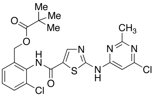 Des-6-[4-(2-hydroxyethyl)-1-piperazinyl]-6-chloro-O-pivalate Dasatinib