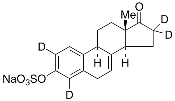 Equilin 3-Sulfate-d4 Sodium Salt (stabilized with TRIS, 50% w/w)