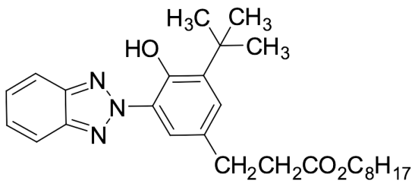 3-(2H-Benzotriazolyl)-5-(1,1-di-methylethyl)-4-hydroxy-benzenepropanoicacid octylesters