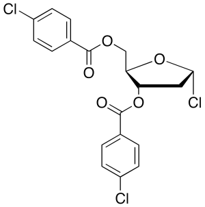 3,5-Di-O-(p-chlorobenzoyl)-2-deoxy-α-D-ribofuranosyl Chloride
