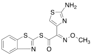 S-2-Benzothiazolyl-2-amino-a-(methoxyimino)-4-thiazolethiolacetate