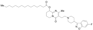 Pentadecanoic Acid 3-[2-[4-(6-Fluoro-1,2-benzisoxazol-3-yl)-1-piperidinyl]ethyl]-6,7,8,9-tetrahydro-2-methyl-4-oxo-4H-pyrido[1,2-a]pyrimidin-9-yl Ester