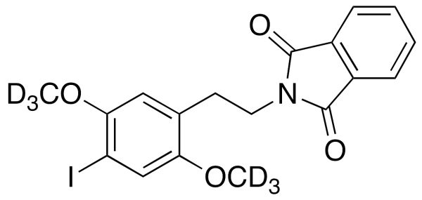 N-[2-(2,5-Dimethoxy-4-iodophenyl)ethyl]phthalimide-d6