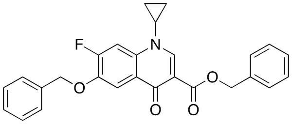 6-Benzyloxy-1-cyclopropyl-1,4-dihydro-7-fluoro-4-oxo-3-quinolinecarboxylic Acid Benzyl Ester