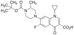 N-Boc-desmethoxy Gatifloxacin