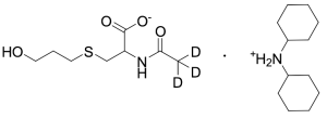 N-Acetyl-d3-S-(3-hydroxypropyl)cysteine, Dicyclohexylammonium Salt