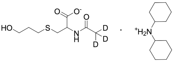 N-Acetyl-d3-S-(3-hydroxypropyl)cysteine, Dicyclohexylammonium Salt