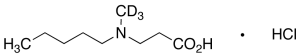 3-(N-Methyl-N-pentyl-amino)propionic Acid-d3 Hydrochloride