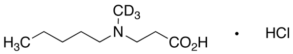 3-(N-Methyl-N-pentyl-amino)propionic Acid-d3 Hydrochloride