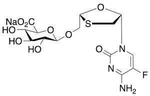 Emtricitabine O-Beta-D-Glucuronide Sodium Salt