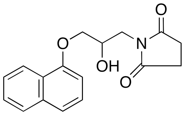 1-[2-Hydroxy-3-(1-naphthalenyloxy)propyl]-2,5-pyrrolidinedione