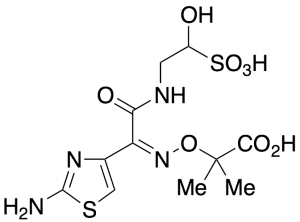 (Z)-2-(((1-(2-Aminothiazol-4-yl)-2-((2-hydroxy-2-sulfoethyl)amino)-2-oxoethylidene)amino)oxy)-2-methylpropanoic Acid