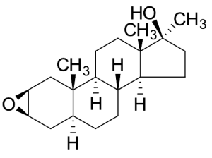 2b,3b-Epoxy-17-methyl-5a-androstan-17b-ol