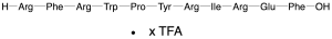 L-Arginine-L-phenylalanine-L-arginine-L-tryptophan-L-proline-L-tyrosine-L-arginine-L-isoleucine-L-arginine-L-glutamic acid-L-phenylalanine TFA Salt (95%)