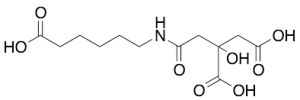 2-[2-[(5-carboxypentyl)amino]-2-oxoethyl]-2-hydroxybutanedioic Acid