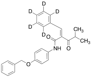N-4-Benzyloxyphenyl Alpha-Benzilidene-d5 Isobutyrylacetamide
