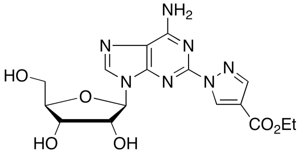 1-(6-Amino-9-Beta-D-ribofuranosyl-9H-purin-2-yl)-1H-pyrazole-4-carboxylic AcidEthyl Ester