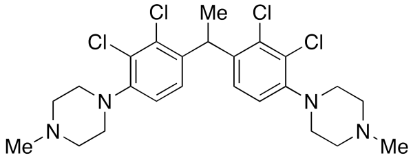 1,1'-[Ethylidenebis(2,3-dichloro-4,1-phenylene)]bis[4-methyl-piperazine