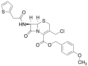 (6R,7R)-3-(Chloromethyl)-8-oxo-7-[[2-(2-thienyl)acetyl]amino]-5-thia-1-azabicyclo[4.2.0]oct-2-ene-2-carboxylic Acid (4-Methoxyphenyl)methyl Ester
