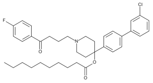 4-Dechloro-4-(3-chlorophenyl) Haloperidol Decanoate