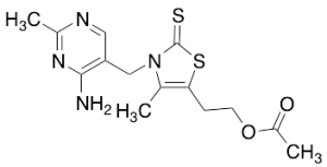 5-[2-(Acetyloxy)ethyl]-3-[(4-amino-2-methyl-5-pyrimidinyl)methyl]-4-methyl-2(3H)-thiazolethione