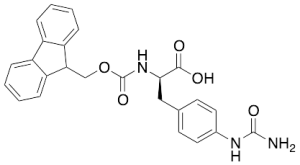 (2R)-3-[4-(carbamoylamino)phenyl]-2-(9H-fluoren-9-ylmethoxycarbonylamino)propanoic Acid