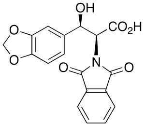 1,3-Benzodioxole-N-phthalimido DL-threo-Droxidopa