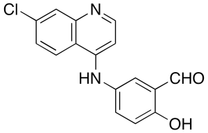 5-[(7-Chloro-4-quinolinyl)amino]-2-hydroxybenzaldehyde