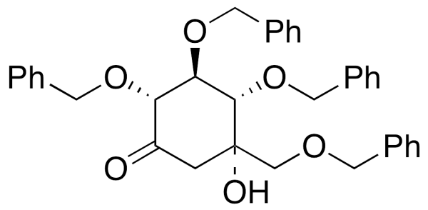 (2R,3S,4S,5S) -5-Hydroxy-2,3,4-tris(phenylmethoxy)-5-[(phenylmethoxy)methyl]-cyclohexanone