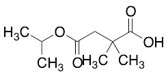 2,2-dimethyl-4-oxo-4-(propan-2-yloxy)butanoic acid