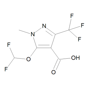 5-(Difluoromethoxy)-1-methyl-3-(trifluoromethyl)-1H-pyrazole-4-carboxylic Acid