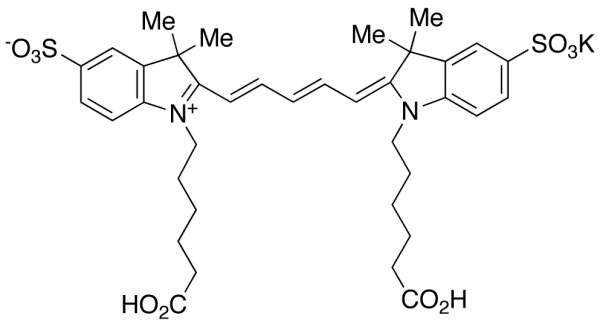 Cyanine 5 Bihexanoic Acid Dye, Potassium Salt
