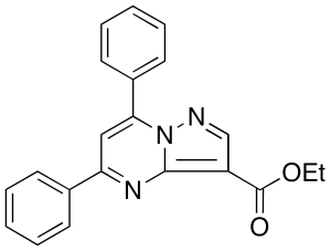 5,7-Diphenyl-pyrazolo[1,5-a]pyrimidine-3-carboxylic Acid Ethyl Ester