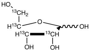 D-Ribose-2,3,4,5-13C4