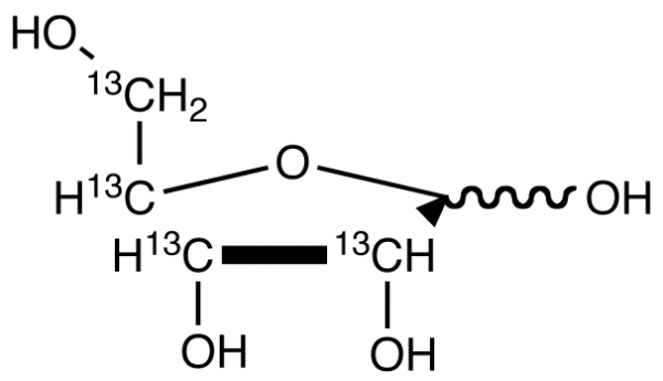 D-Ribose-2,3,4,5-13C4