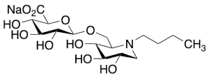 Miglustat O-Beta-D-Glucuronide Sodium Salt