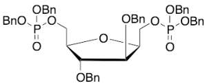 2,5-Anhydro-3,4-dibenzyl-D-glucitol-1,6-bis-(dibenzylphosphate)