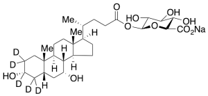 Chenodeoxycholic Acid-d5 24-Acyl-b-D-glucuronide Sodium Salt (contains d0 up to 2%)