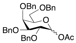 1-O-Acetyl- 2,3,4,6-tetra-O-benzyl-D-galactopyranose (Alpha/Beta-Mixture)
