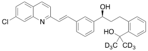 2-[3-(S)-[3-(2-(7-Chloro-2-quinolinyl)ethenyl)phenyl]-3-hydroxypropyl]phenyl-2-propanol-d6
