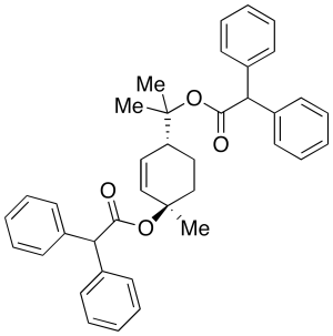 (1R,4R)-1,8-Bis(diphenylacetoxy)-2-menthene
