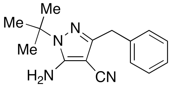5-Amino-1-tert-butyl-3-phenylmethyl-4-cyanopyrazole