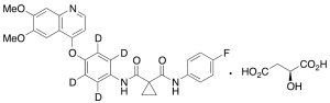 Cabozantinib (Phenylene-d4) L-Malate Salt
