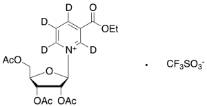 3-(Ethoxycarbonyl)-1-(2,3,5-tri-O-acetyl-Beta-D-ribofuranosyl)-pyridinium-d4 Triflate