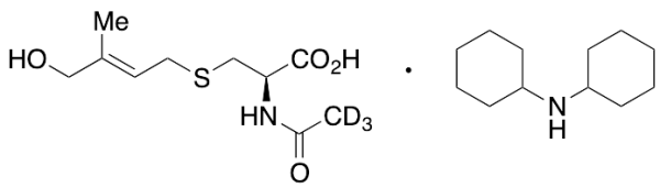 N-Acetyl-S-(4-hydroxy-3-methyl-2-trans-buten-1-yl)-L-cysteine-d3 Dicyclohexylammonium Salt